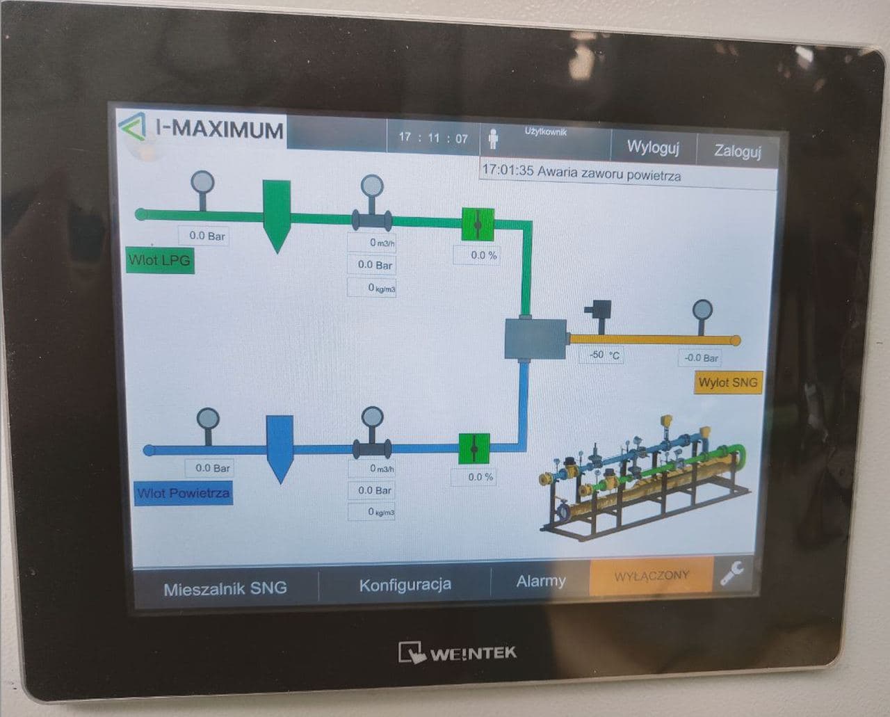 gas installation